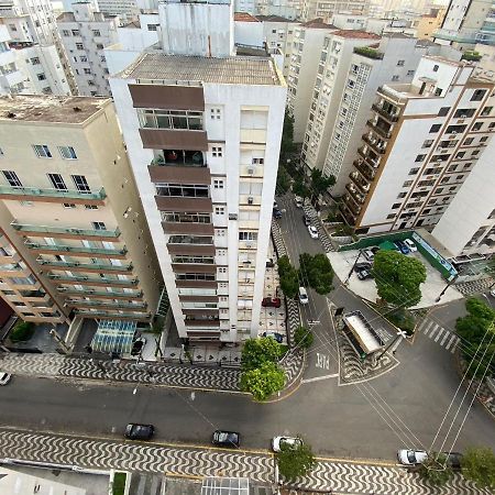Flat - Acomoda Ate 4 Hospedes - Bairro Do Gonzaga - Santos Sp Luaran gambar