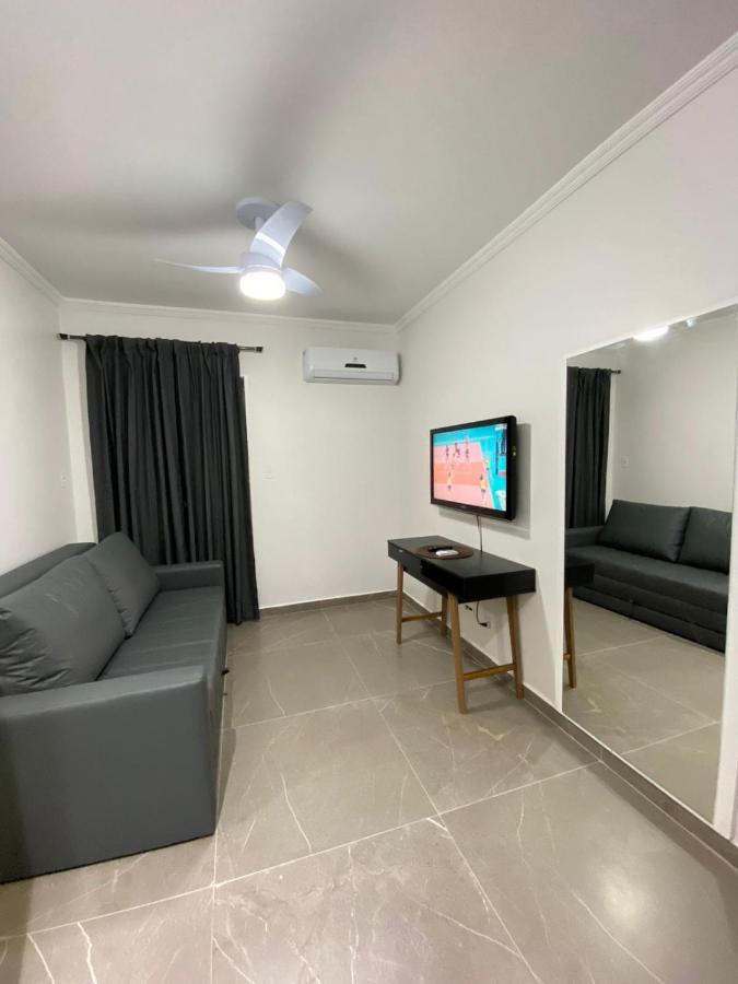 Flat - Acomoda Ate 4 Hospedes - Bairro Do Gonzaga - Santos Sp Luaran gambar