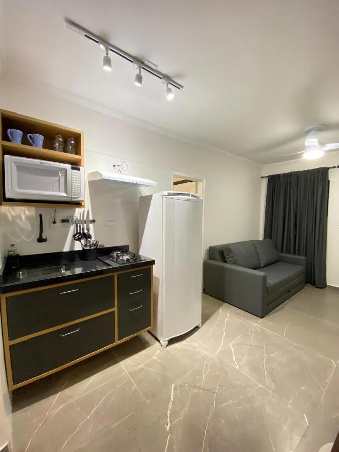 Flat - Acomoda Ate 4 Hospedes - Bairro Do Gonzaga - Santos Sp Luaran gambar